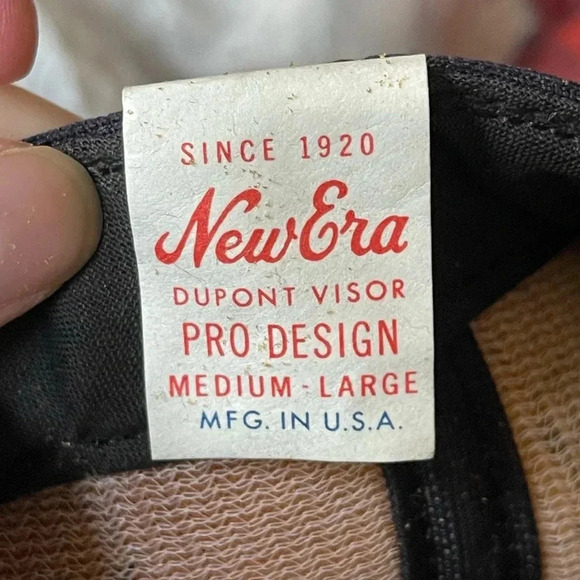 Vintage New Era “LB Smith” Snapback Hat – Navy Made in USA (late 70s/80s) - Picture 7 of 9